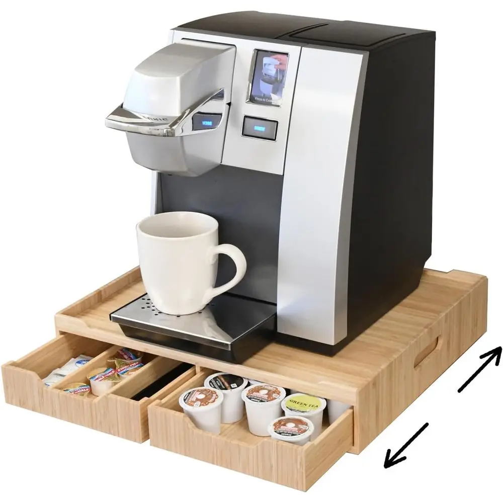 Sleek Bamboo Storage Solution for Coffee Makers and Office Appliances
Sleek Bamboo Storage Solution for Coffee Makers and Office Appliances