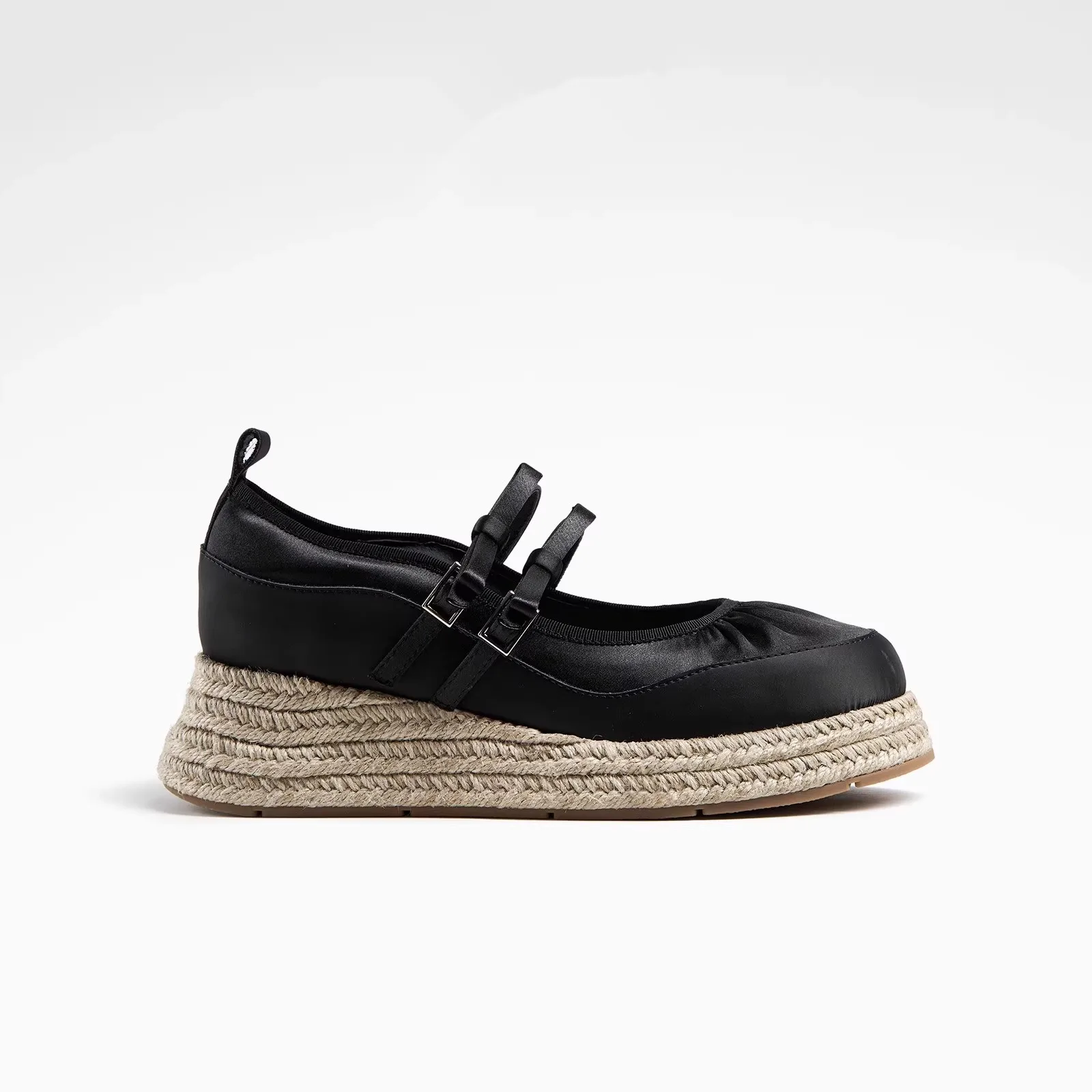 Silk Vintage round Toe Fierman Single oes Women's St Woven Thi Heel Casual Mary Janes Youth Faion Spring New Model
Silk Vintage round Toe Fierman Single oes Women's St Woven Thi Heel Casual Mary Janes Youth Faion Spring New Model