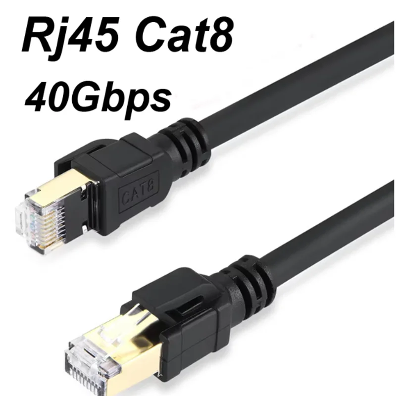 5M RJ45 Cat8 round network cable Cord Shielded network jumper SSTP Ethernet cable 40Gbps data transmission 2000MHZ network cable
5M RJ45 Cat8 round network cable Cord Shielded network jumper SSTP Ethernet cable 40Gbps data transmission 2000MHZ network cable