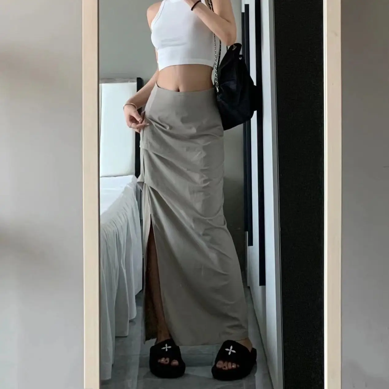 2023 New Skirt Women Y2K Dress Ruffle Drawstring Skirts Long Streetwear Preppy Cargo Skirt Girl Low Waist Pleated Dresses
2023 New Skirt Women Y2K Dress Ruffle Drawstring Skirts Long Streetwear Preppy Cargo Skirt Girl Low Waist Pleated Dresses