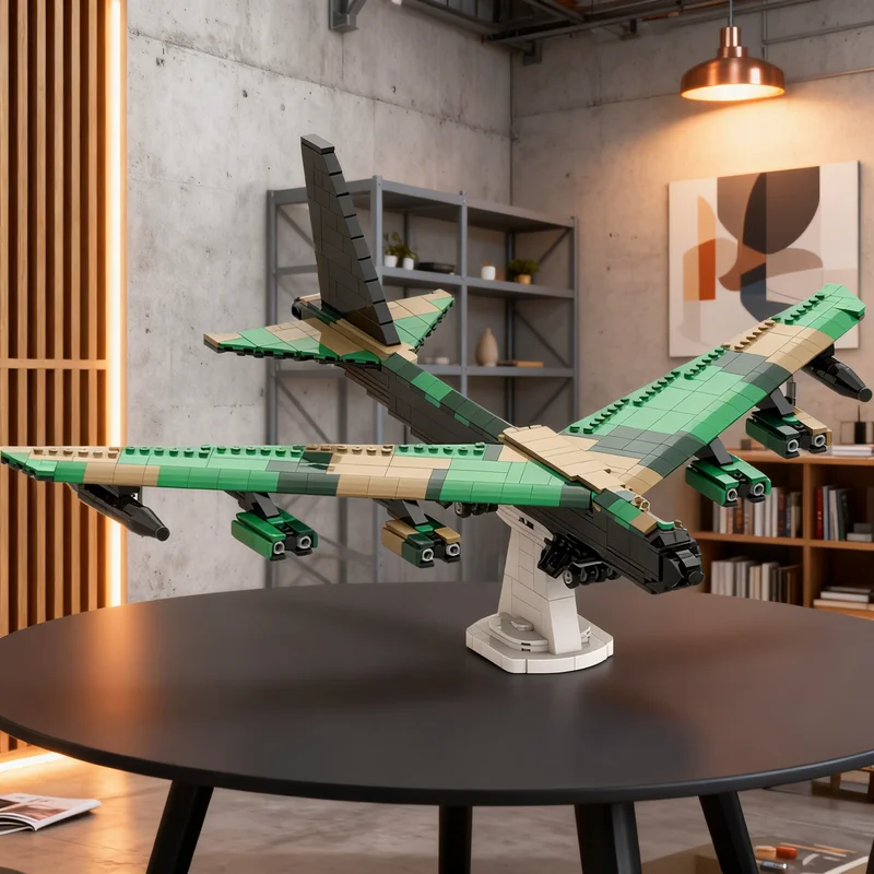 788pcs MOC Aircraft B 52D Stratofortress South East Asia Camouflage Creative Designer Expert Model Building Blocks DIY Toy Gift
788pcs MOC Aircraft B 52D Stratofortress South East Asia Camouflage Creative Designer Expert Model Building Blocks DIY Toy Gift