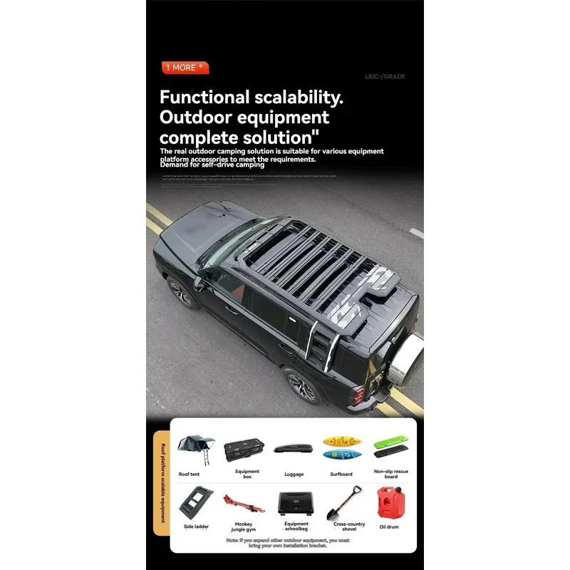 Sturdy 24-25 Haval H9 Defender Model Roof Lage Rack Frame Extended Wind-resnt Platform
Sturdy 24-25 Haval H9 Defender Model Roof Lage Rack Frame Extended Wind-resnt Platform