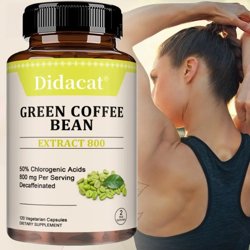 Green Coffee Bean Extract - Pure Green Coffee Beans Contain 50% Chlorogenic Acids To Support Energy and Antioxidants, Non GMO
Green Coffee Bean Extract - Pure Green Coffee Beans Contain 50% Chlorogenic Acids To Support Energy and Antioxidants, Non GMO