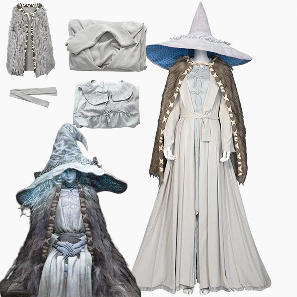 2026 Hot Game Ring Ranni the Witch Cosplay Costume Full Set Hat Cloak Full Set Halloween Carnival Cosplay Comic Con Clothing
2026 Hot Game Ring Ranni the Witch Cosplay Costume Full Set Hat Cloak Full Set Halloween Carnival Cosplay Comic Con Clothing