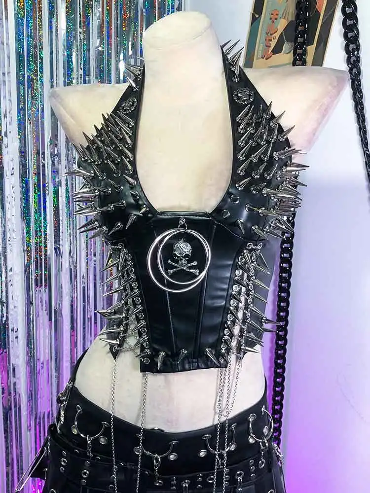 80s Harajuku Gothic Tank Grunge DIY Hand Made Emo 90s Y2K Halter Camisole TOPS Goth Eco Kawaii Punk Rock E-Girls Teen Skull
80s Harajuku Gothic Tank Grunge DIY Hand Made Emo 90s Y2K Halter Camisole TOPS Goth Eco Kawaii Punk Rock E-Girls Teen Skull