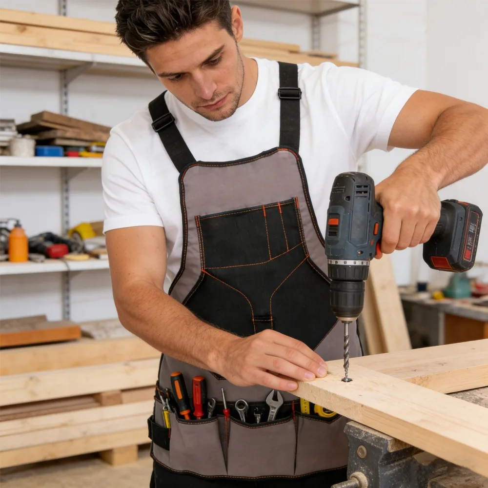 Tool Oxford Cloth Multiple Pockets Workwear for Auto Repair Machinery Woodworking Electricians and Gardening Waterproof Apron
Tool Oxford Cloth Multiple Pockets Workwear for Auto Repair Machinery Woodworking Electricians and Gardening Waterproof Apron