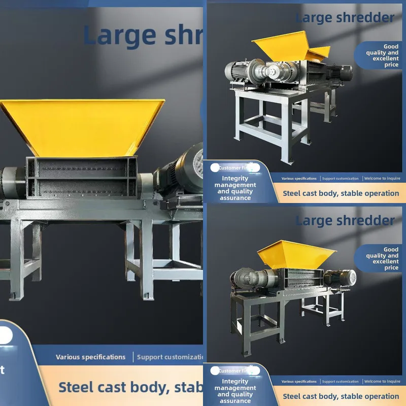 Large Plastic Waste Metal Wood Agricultural Shredder Single Double Shaft Manufacturer Direct Sale Crusher
Large Plastic Waste Metal Wood Agricultural Shredder Single Double Shaft Manufacturer Direct Sale Crusher