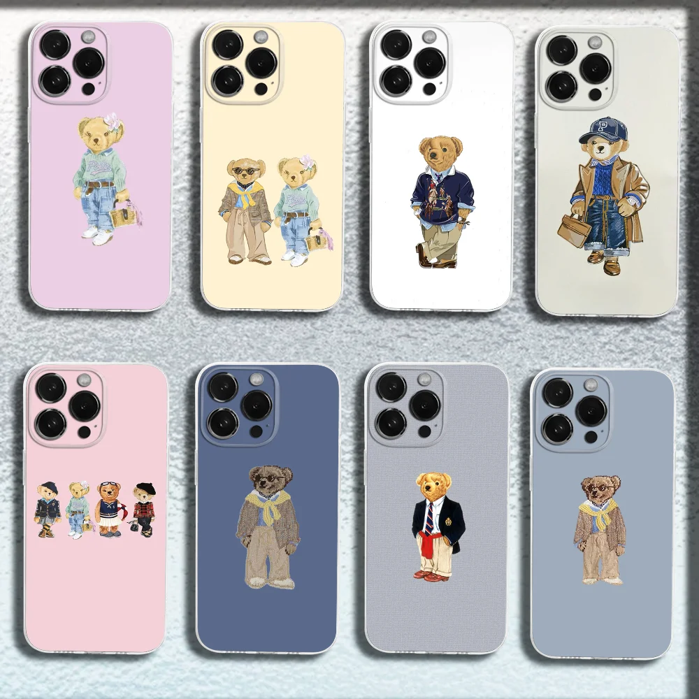 Cartoon Bear P-PoloS Phone Case For iPhone 16,15,14,13,12,11 Plus,Pro,Max,XR,XS,X,Plus,SE,Mini Transparent Soft Cover
Cartoon Bear P-PoloS Phone Case For iPhone 16,15,14,13,12,11 Plus,Pro,Max,XR,XS,X,Plus,SE,Mini Transparent Soft Cover