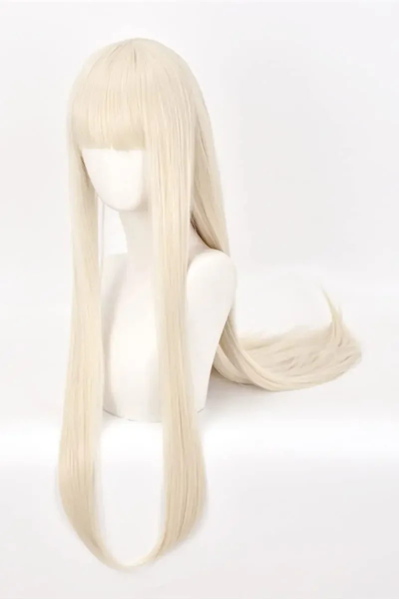 Perruque blonde crémeuse à frange longue et droite pour perruques Runa Cosplay, perruques de fête costumée d'halloween
Perruque blonde crémeuse à frange longue et droite pour perruques Runa Cosplay, perruques de fête costumée d'halloween