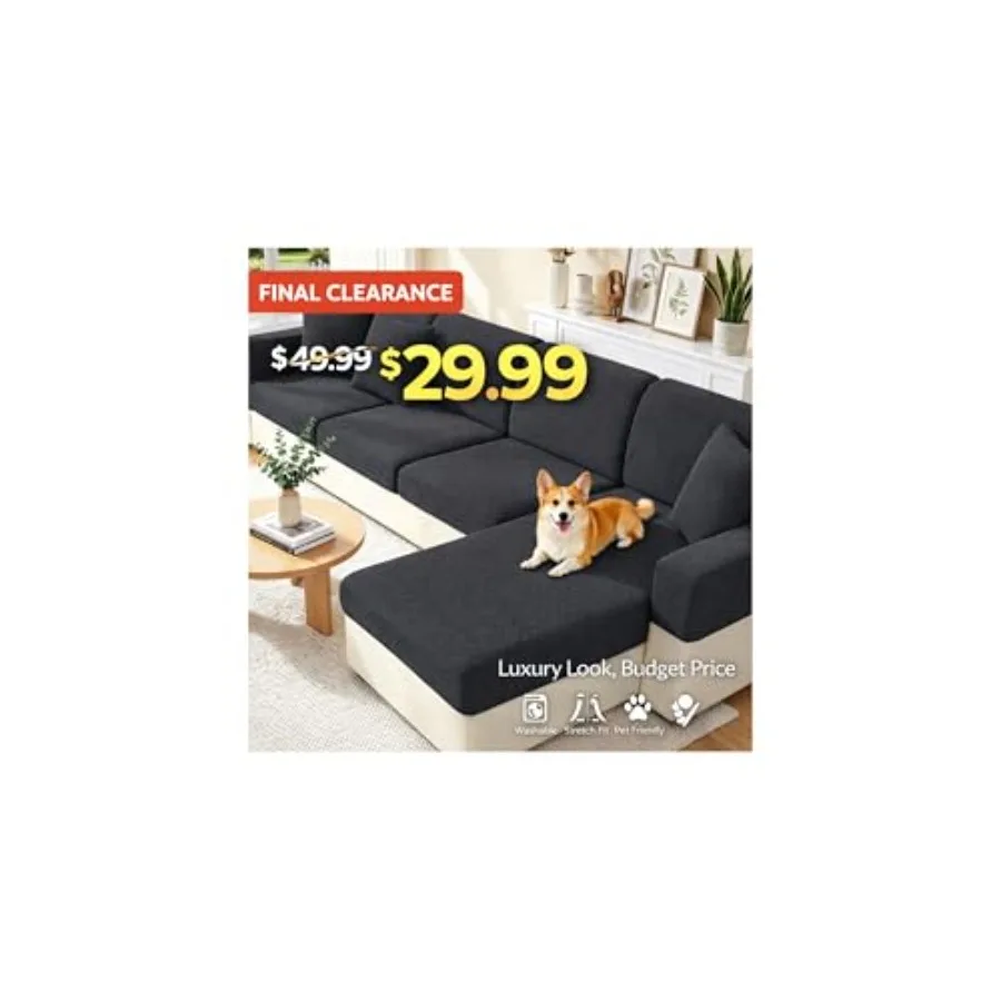 Clearance Couch Covers for Sofa Pet Friendly Couch Cushion Covers Universal Modular Sofa Covers Washable Stretch Slipcovers for
Clearance Couch Covers for Sofa Pet Friendly Couch Cushion Covers Universal Modular Sofa Covers Washable Stretch Slipcovers for