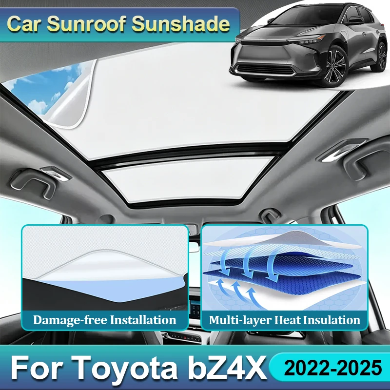 For Toyota bZ4X EA10 2022 2023 2024 2025 Electrostatic Adsorption Sunroof Cover Sun Protection Accessories Tools Car Sunshades
For Toyota bZ4X EA10 2022 2023 2024 2025 Electrostatic Adsorption Sunroof Cover Sun Protection Accessories Tools Car Sunshades