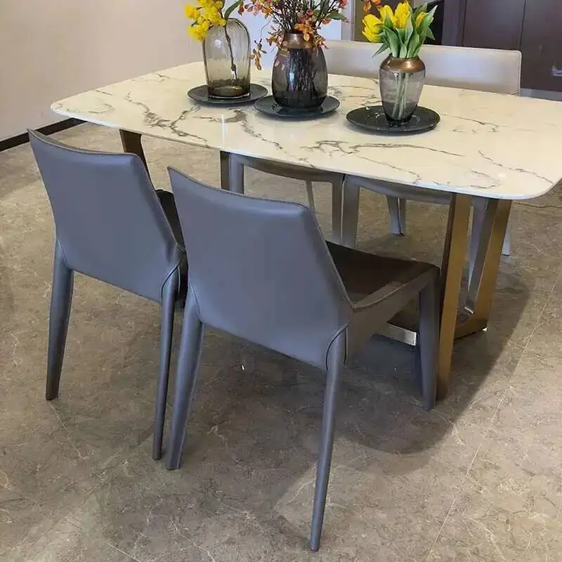 Дизайнерские минималистичные стулья для столовой класса люкс, винтажные, трендовые, для гостиной, европейские обеденные стулья, роскошная мебель
Дизайнерские минималистичные стулья для столовой класса люкс, винтажные, трендовые, для гостиной, европейские обеденные стулья, роскошная мебель