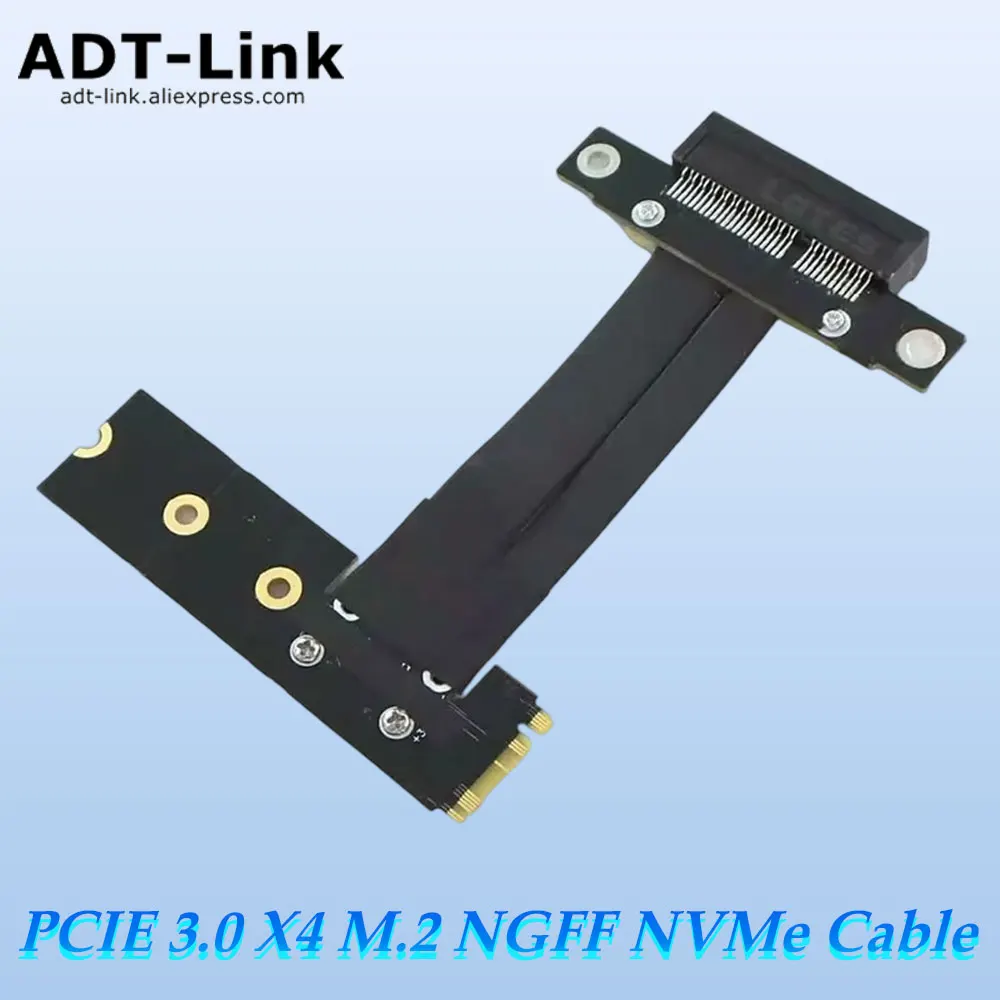 ADT-Link GEN3 PCI-E 3.0 X4 M.2 NGFF NVMe Extension Cable Gen3 Riser Adapter Cable 32G/bps Extender ITX A4 Chassis Graphics Card
ADT-Link GEN3 PCI-E 3.0 X4 M.2 NGFF NVMe Extension Cable Gen3 Riser Adapter Cable 32G/bps Extender ITX A4 Chassis Graphics Card