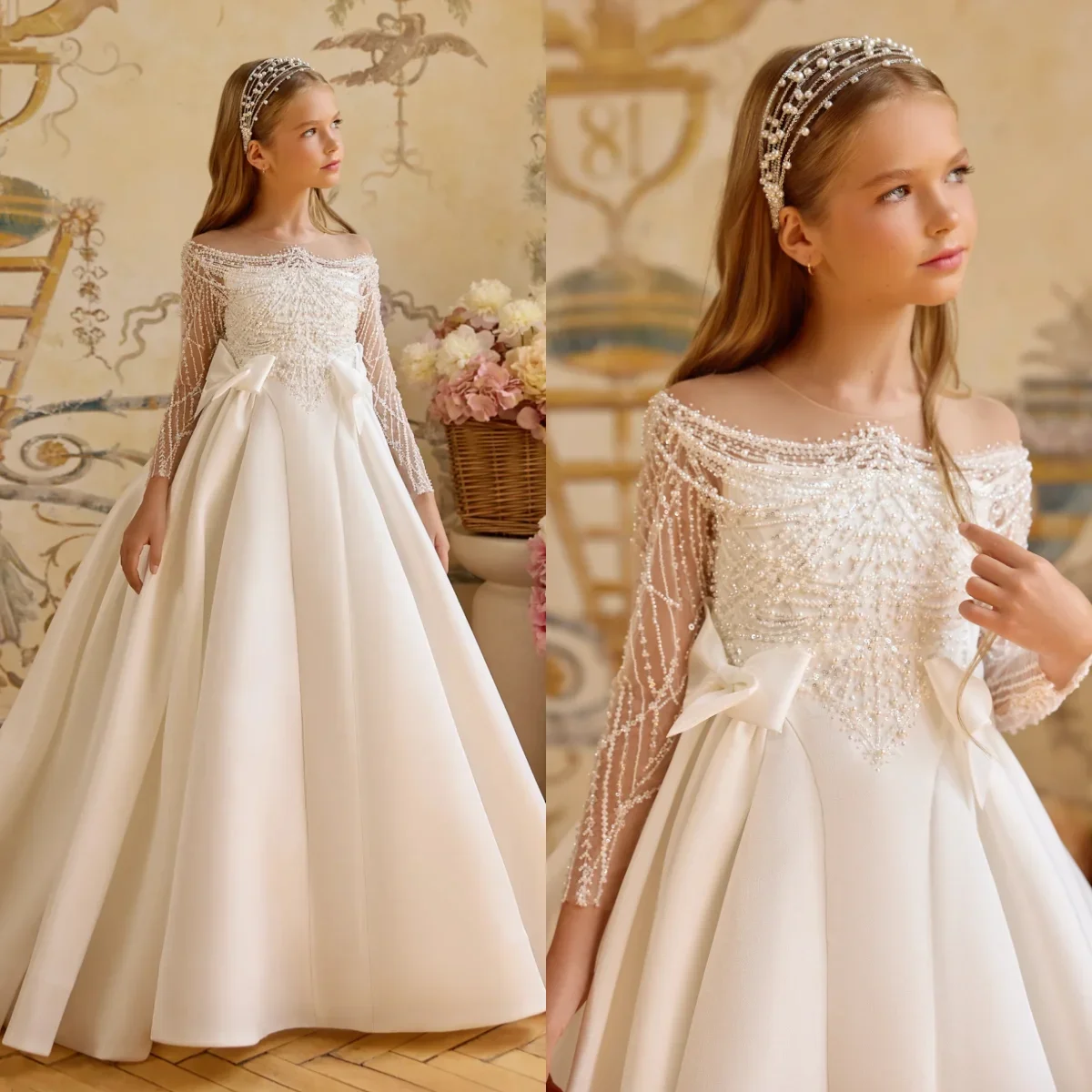 Custom JDY High Flower Girl Dress Wedding Party Gown Kids Birthday Party Dress Kids Pageant Gown Kids Formal Dress فساتين اطفال
Custom JDY High Flower Girl Dress Wedding Party Gown Kids Birthday Party Dress Kids Pageant Gown Kids Formal Dress فساتين اطفال