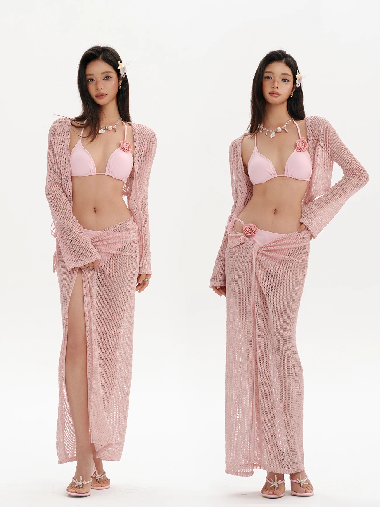 Pink Spring Bikini Set Sexy High-End Pure Desire Three-piece Swimming Suit Holiday Swimwear for Women Design
Pink Spring Bikini Set Sexy High-End Pure Desire Three-piece Swimming Suit Holiday Swimwear for Women Design