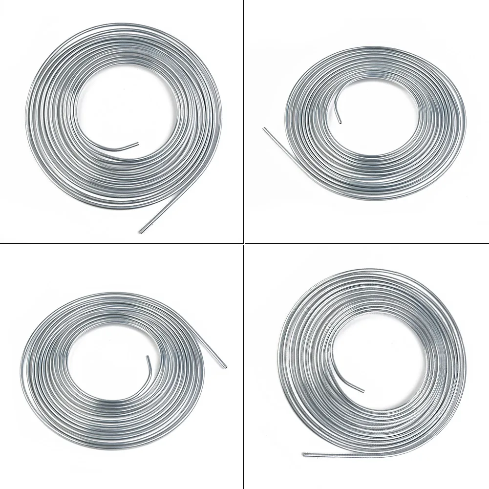 Silver Flexible Brake Line Kit 25ft Steel Tube Roll with Zinc Coating for Corrosion Protection 16 Fittings DIY Friendly
Silver Flexible Brake Line Kit 25ft Steel Tube Roll with Zinc Coating for Corrosion Protection 16 Fittings DIY Friendly