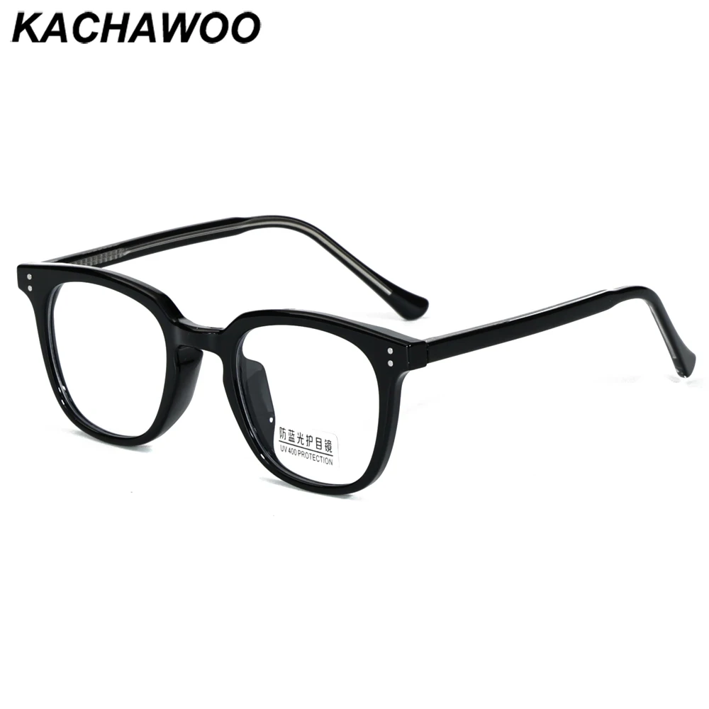 Kachawoo square glasses blue light tr90 frame acetate fashion eyeyglasses frame for men women trendy decoration black purple
Kachawoo square glasses blue light tr90 frame acetate fashion eyeyglasses frame for men women trendy decoration black purple