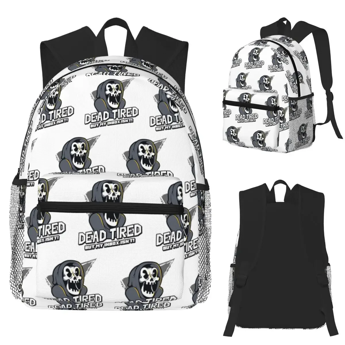 Dead Tired, But My Inbox Isn't Skeleton Студенческий рюкзак Школьная сумка Походный дорожный рюкзак для мужчин и женщин Книжная сумка Сумки на плечо
Dead Tired, But My Inbox Isn't Skeleton Студенческий рюкзак Школьная сумка Походный дорожный рюкзак для мужчин и женщин Книжная сумка Сумки на плечо
