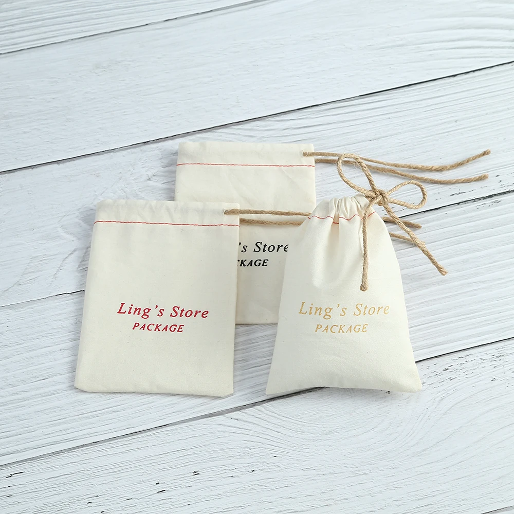 100Pcs Custom Logo Natural Cotton Jewelry Packaging Pouch Canvas Muslin Drawstring Bag Gift Packaging Wig Wedding Gift Organizer
100Pcs Custom Logo Natural Cotton Jewelry Packaging Pouch Canvas Muslin Drawstring Bag Gift Packaging Wig Wedding Gift Organizer