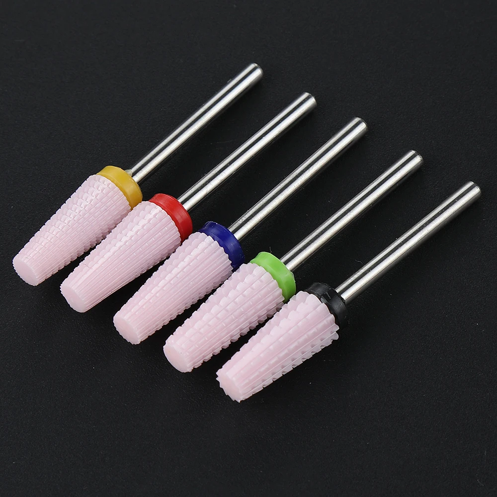 New Pink 5 in 1 Ceramic Nail Drill Bit For Electric Drill Machine 3/32" Shank Milling Cutter Fast remove Acrylic or Hard Gel
New Pink 5 in 1 Ceramic Nail Drill Bit For Electric Drill Machine 3/32" Shank Milling Cutter Fast remove Acrylic or Hard Gel