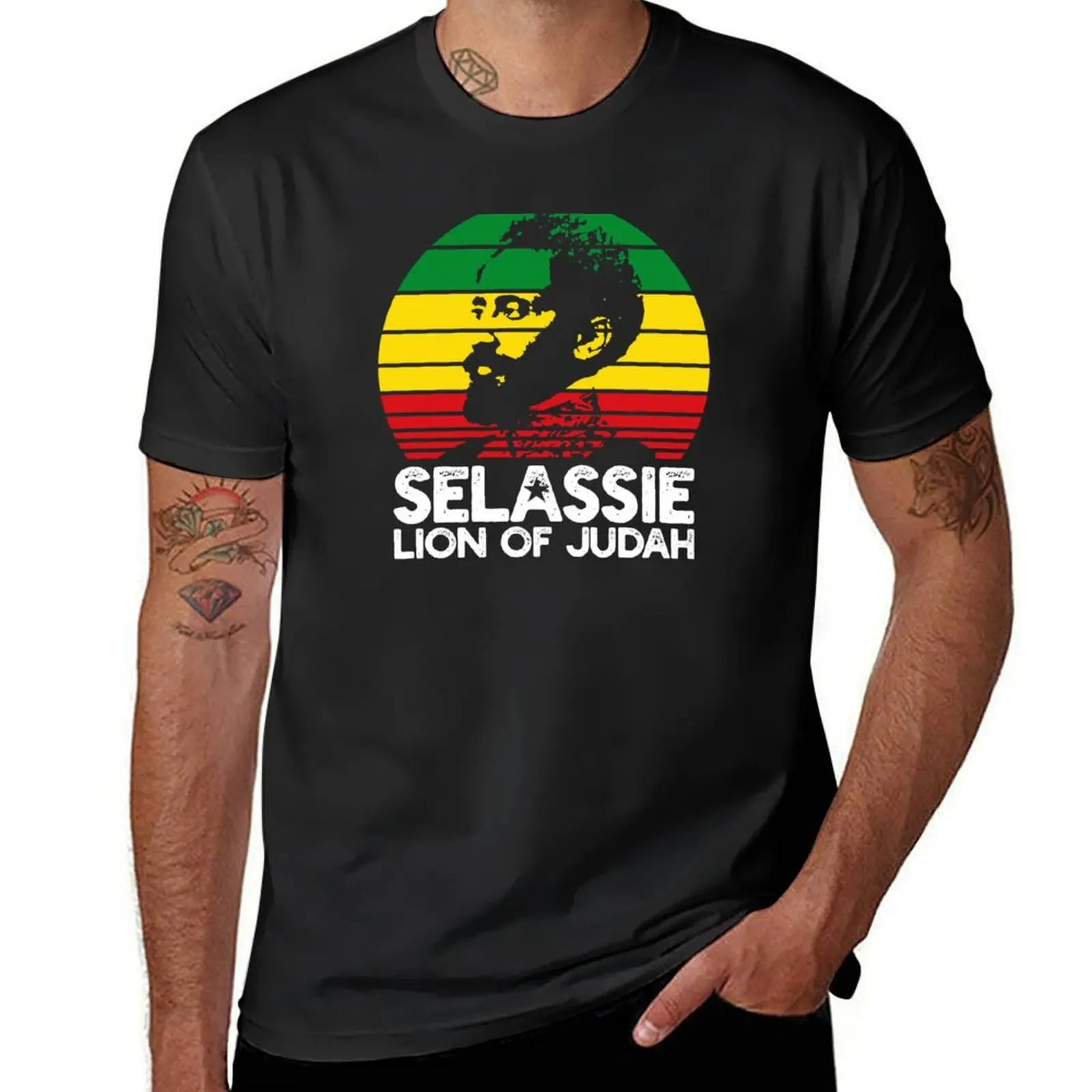 Футболка Haile Selassie с изображением Льва Джуды Jah, футболка с коротким рукавом, заготовки, графика, мужские футболки оверсайз с рисунком, аниме
Футболка Haile Selassie с изображением Льва Джуды Jah, футболка с коротким рукавом, заготовки, графика, мужские футболки оверсайз с рисунком, аниме