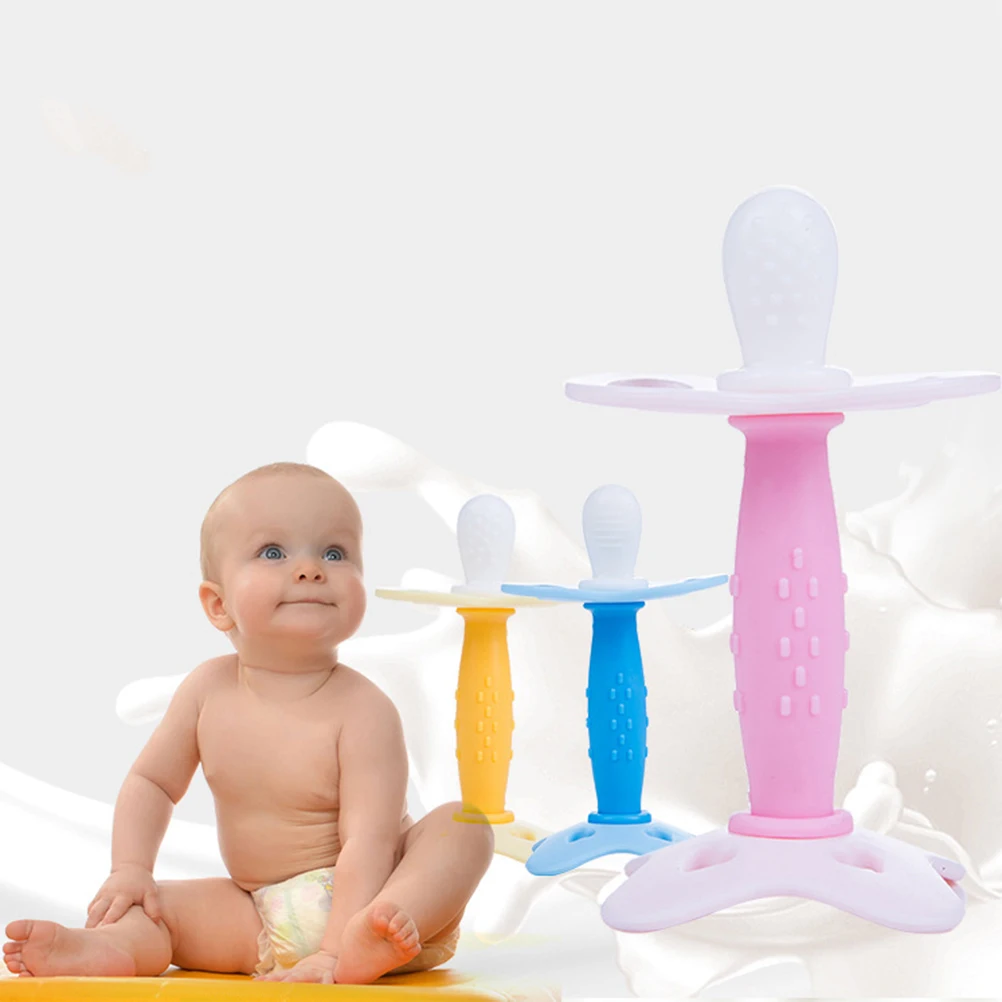 Teether Baby Soothing Safe Molar Tool Durable Teething Gel Stick Anti-Swallowing Chewing For Newborn Yellow
Teether Baby Soothing Safe Molar Tool Durable Teething Gel Stick Anti-Swallowing Chewing For Newborn Yellow