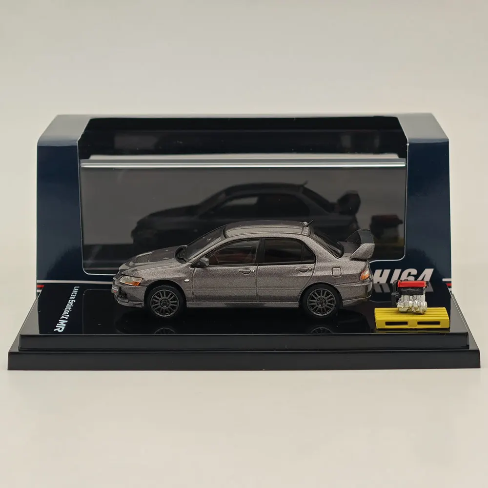 Hobby Japan 1/64 Lancer GSR Evolution IX MR with Engine Display Model Medium Purplish Gray Mica HJ647054MP Diecast Car Limited
Hobby Japan 1/64 Lancer GSR Evolution IX MR with Engine Display Model Medium Purplish Gray Mica HJ647054MP Diecast Car Limited