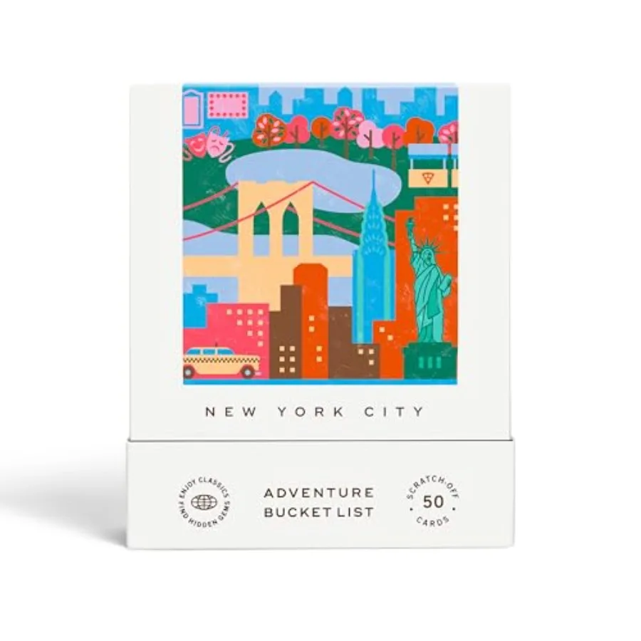 Adventure Bucket List: 50 Scratch-Off Cards for Outdoor Activities, Tourist Attractions, and Road Trips - Perfect Travel Gift a
Adventure Bucket List: 50 Scratch-Off Cards for Outdoor Activities, Tourist Attractions, and Road Trips - Perfect Travel Gift a