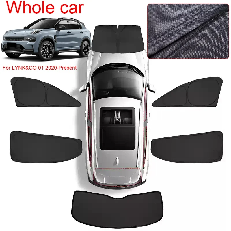 Car Black Window Privacy Sunshade For LYNK&CO 01 2020-Present Auto UV Block Sun Protection Interior Blackout Cover Accessory
Car Black Window Privacy Sunshade For LYNK&CO 01 2020-Present Auto UV Block Sun Protection Interior Blackout Cover Accessory