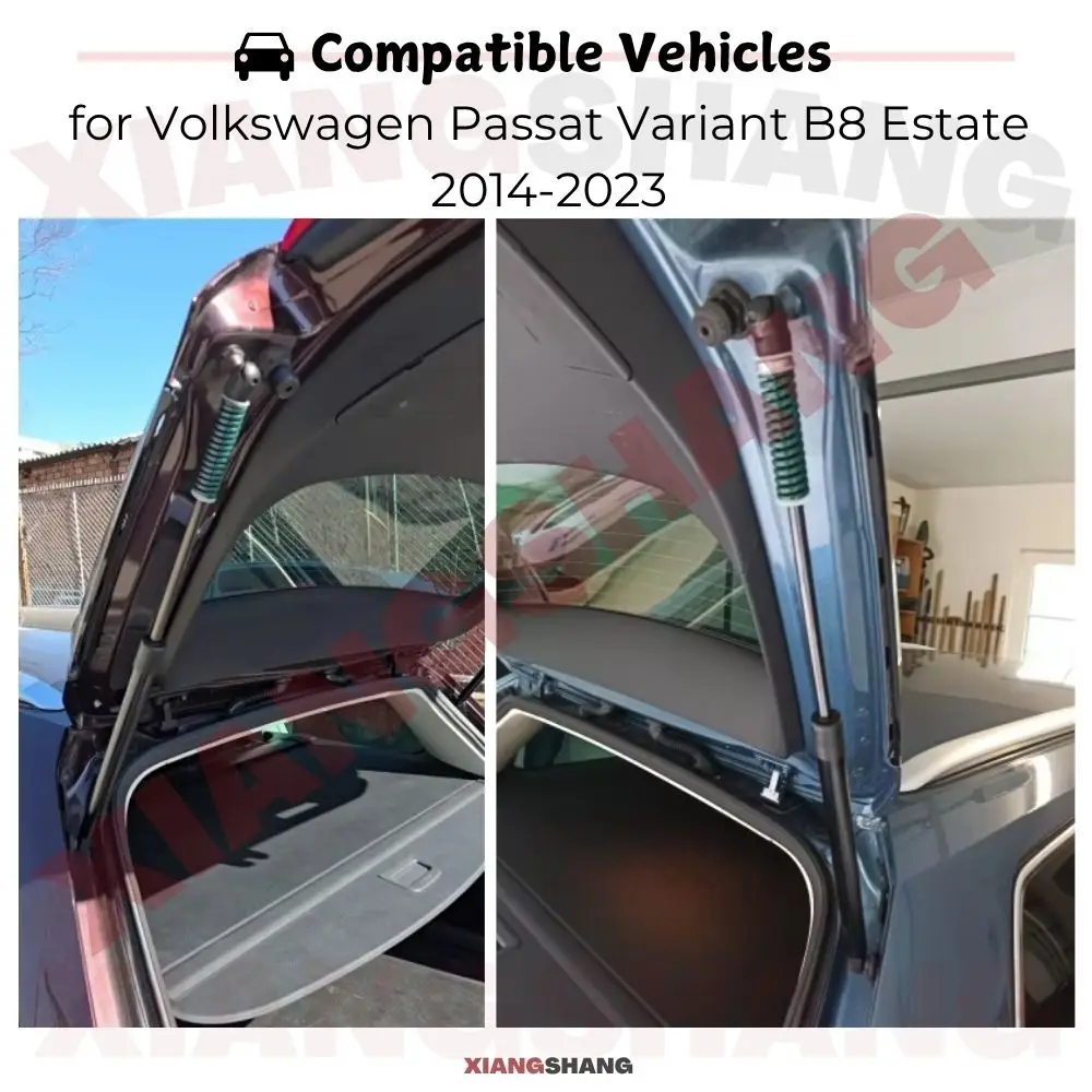Auto Pop-Up Trunk Struts For Volkswagen Passat Variant B8 Estate 2014-2023 Automatic Opening Gas Lift Supports with Springs