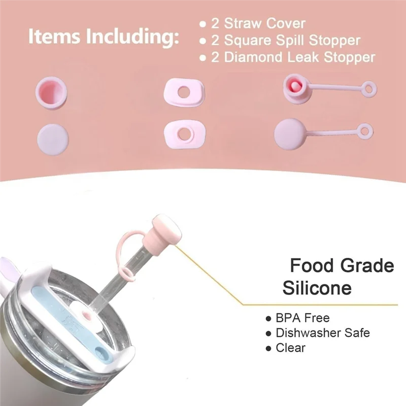 AA73 Adjustable Straw Cover Diameter 6Mm-10Mm,Dishwasher Safe Clear Suction Straw Dust Plug
AA73 Adjustable Straw Cover Diameter 6Mm-10Mm,Dishwasher Safe Clear Suction Straw Dust Plug