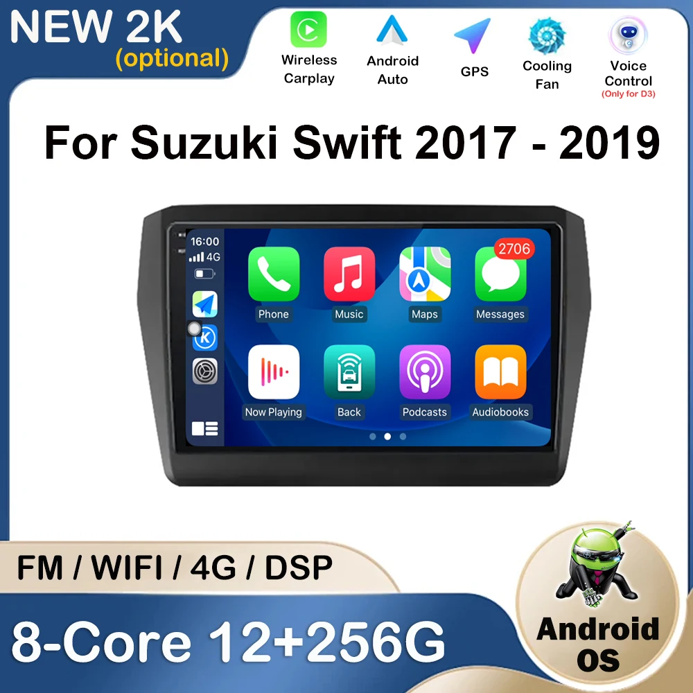For Suzuki Swift 2017 - 2019 Car Radio Multimedia Player Video GPS Navigation Autoradio HD Screen Bluetooth DSP Stereo Head Unit
For Suzuki Swift 2017 - 2019 Car Radio Multimedia Player Video GPS Navigation Autoradio HD Screen Bluetooth DSP Stereo Head Unit
