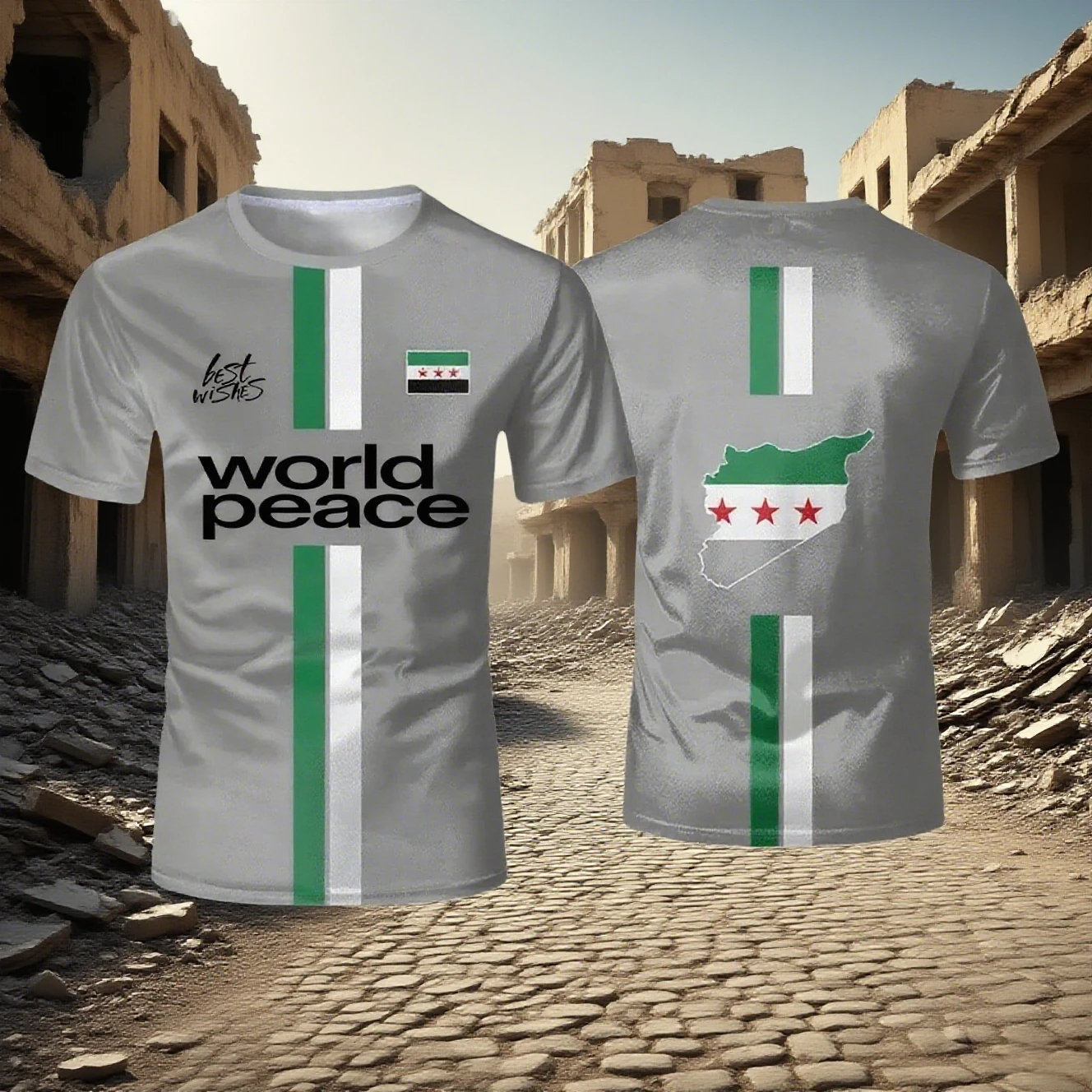 Men'sT-shirt World Peace No War Printed Top Children/Adults Quick Drying Sports Comfort T-shirt Daily Exercise Fashion T-shirt
Men'sT-shirt World Peace No War Printed Top Children/Adults Quick Drying Sports Comfort T-shirt Daily Exercise Fashion T-shirt