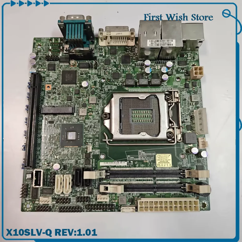 For Super-micro PCI-E 3.0 X16 DDR3 server motherboard with dual network ports X10SLV-Q REV:1.01
For Super-micro PCI-E 3.0 X16 DDR3 server motherboard with dual network ports X10SLV-Q REV:1.01