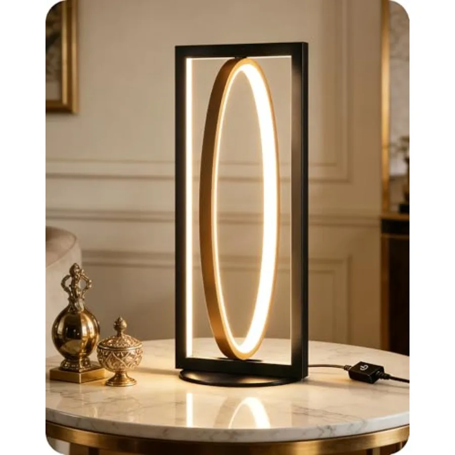 Modern LED Table Lamp, Dimmable Minimalist Bedside Lamp, 3 Color Temperatures, Angle Adjustable, Cute Desk Lamp, Nightstand Lam
Modern LED Table Lamp, Dimmable Minimalist Bedside Lamp, 3 Color Temperatures, Angle Adjustable, Cute Desk Lamp, Nightstand Lam