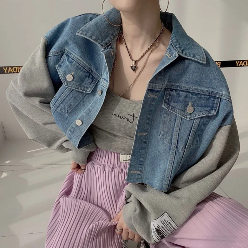 Шикарный женский свободный джинсовый тюнер с длинным воротником све в стиле ретро, осенний универсальный дизайн на одной пуговице, ort Sle
Шикарный женский свободный джинсовый тюнер с длинным воротником све в стиле ретро, осенний универсальный дизайн на одной пуговице, ort Sle