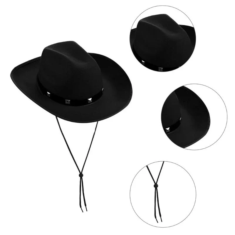 PXPB Rivets Decors Cowboy Hats for Male Outdoor Sunproof Traveling Riding Cowboy Hats
PXPB Rivets Decors Cowboy Hats for Male Outdoor Sunproof Traveling Riding Cowboy Hats