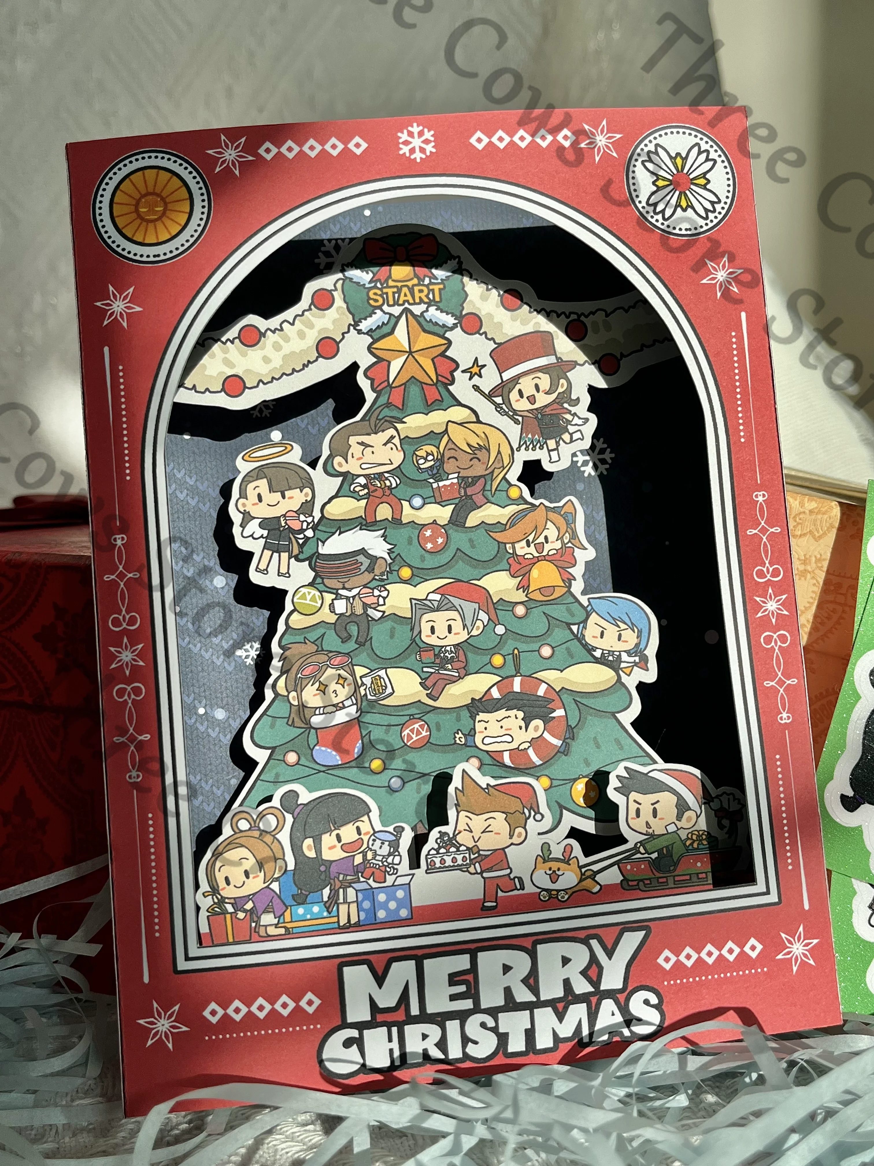 Аниме Ace Attorney Miles Edgeworth Franziska Von Karma Klavier Gavin Phoenix Wright Косплей Музыка Стереоскопическая поздравительная открытка
Аниме Ace Attorney Miles Edgeworth Franziska Von Karma Klavier Gavin Phoenix Wright Косплей Музыка Стереоскопическая поздравительная открытка