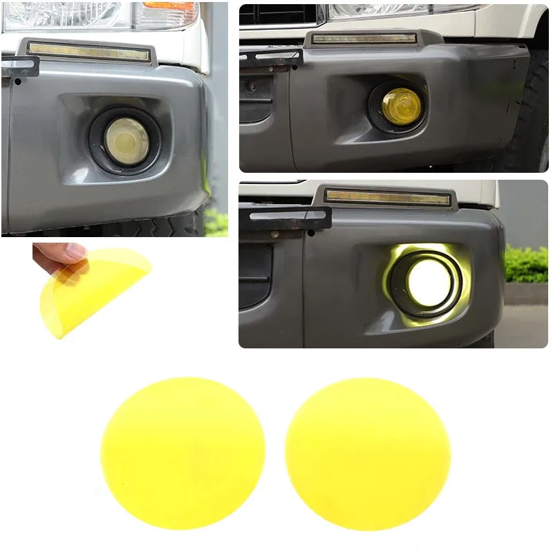 For Toyota Land Cruiser LC76 2007+Yellow Car Fog Light Overlay Light Protection Film Anti scratch PVC Protective Film Sticker
For Toyota Land Cruiser LC76 2007+Yellow Car Fog Light Overlay Light Protection Film Anti scratch PVC Protective Film Sticker