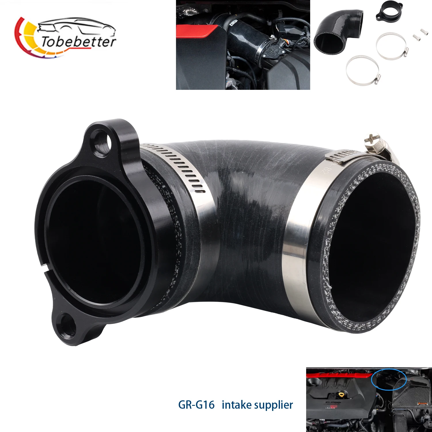 Performance Turbo Inlet Pipe FOR Toyota 2020+ GR Yaris G16 2023+ Corolla 1.6L 4WD Racing UPGRADED
Performance Turbo Inlet Pipe FOR Toyota 2020+ GR Yaris G16 2023+ Corolla 1.6L 4WD Racing UPGRADED