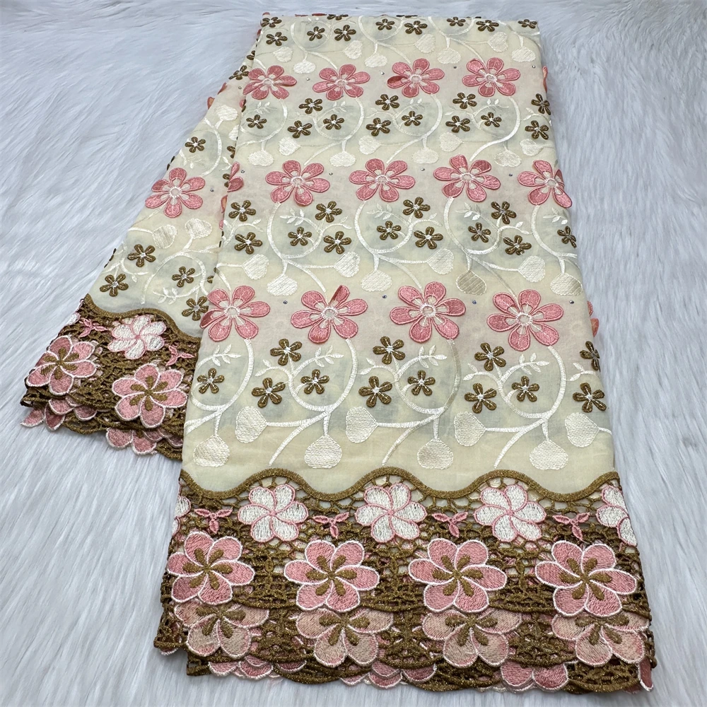 Nigerian Cotton Guipure Cord Lace Fabric 2025 Colorful African fabric for women Latest Design for Women's Party Dresses Sewing
Nigerian Cotton Guipure Cord Lace Fabric 2025 Colorful African fabric for women Latest Design for Women's Party Dresses Sewing