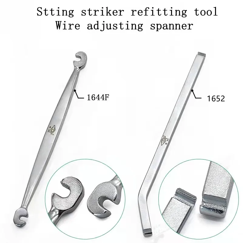 Piano Percussion Machine Refurbishment Tuning Tool 1644F/1652 Wire Adjusting Spanner
Piano Percussion Machine Refurbishment Tuning Tool 1644F/1652 Wire Adjusting Spanner