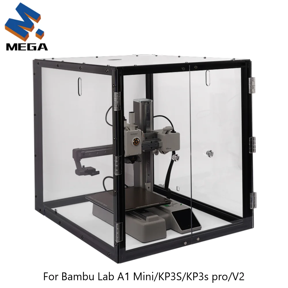 Мини-корпус для Bambu Lab A1, комплект для сборки, акриловая защитная крышка для панели ПК, видимый для Kingroon KP3S/KP3S Pro/V2 
Мини-корпус для Bambu Lab A1, комплект для сборки, акриловая защитная крышка для панели ПК, видимый для Kingroon KP3S/KP3S Pro/V2