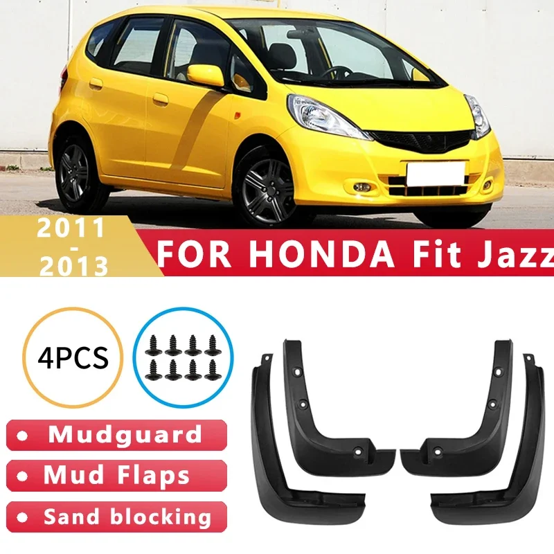 Mud Flaps Fit for HONDA Fit Jazz 2011-2013 2012 Mudguards Tire Fenders Splash Proof Accessories Wheel Guards 4ps
Mud Flaps Fit for HONDA Fit Jazz 2011-2013 2012 Mudguards Tire Fenders Splash Proof Accessories Wheel Guards 4ps