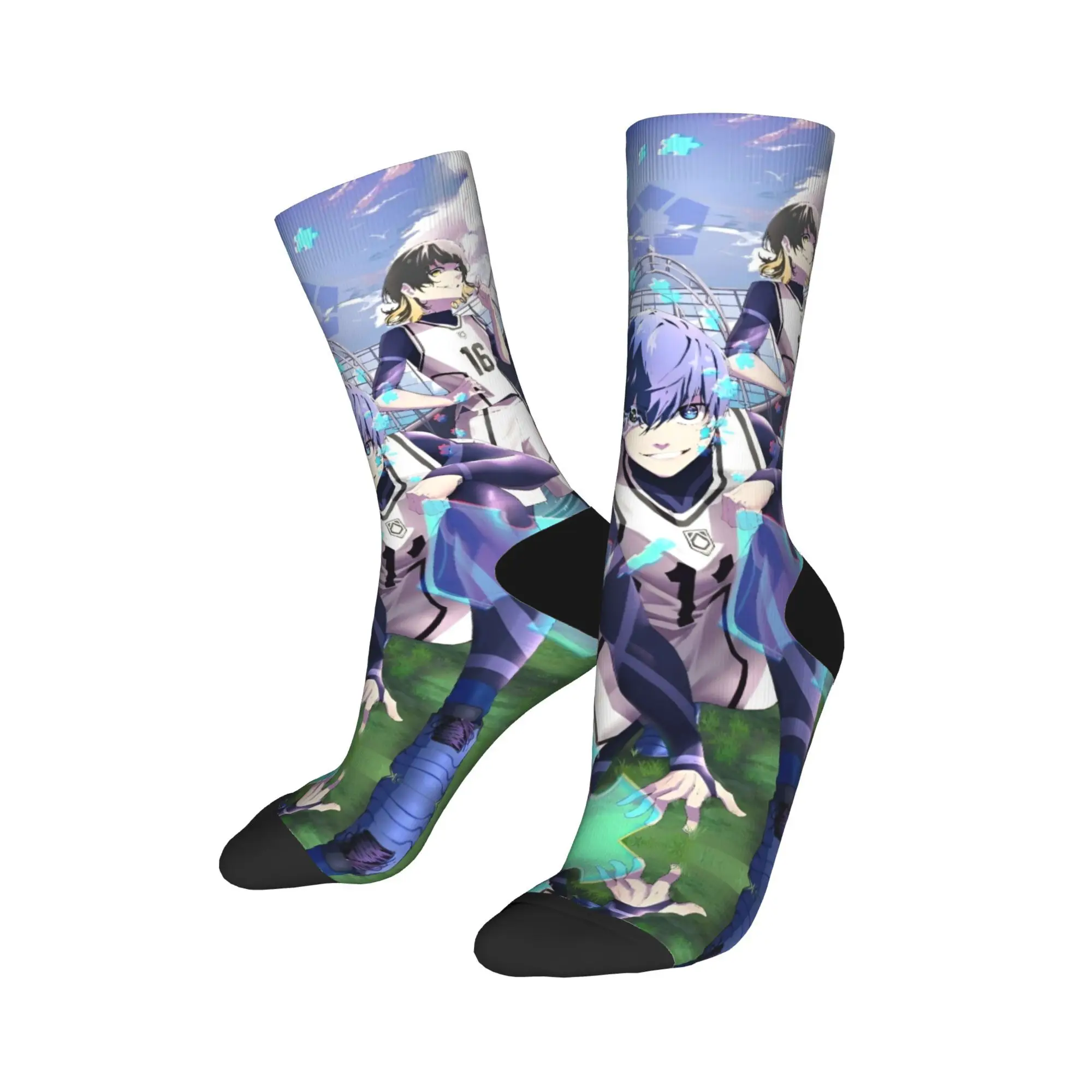 Blue Lock Socks Men's Women's Polyester Casual Football Socks Harajuku Spring Summer Autumn Winter Middle Tube Stockings Gift
Blue Lock Socks Men's Women's Polyester Casual Football Socks Harajuku Spring Summer Autumn Winter Middle Tube Stockings Gift