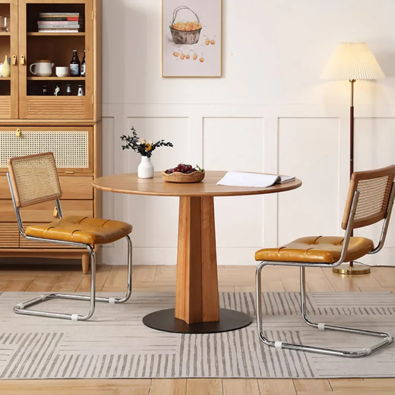Shunyi Nordic round table simple modern retro dining table dining room living room household small apartment all solid wood roun
Shunyi Nordic round table simple modern retro dining table dining room living room household small apartment all solid wood roun