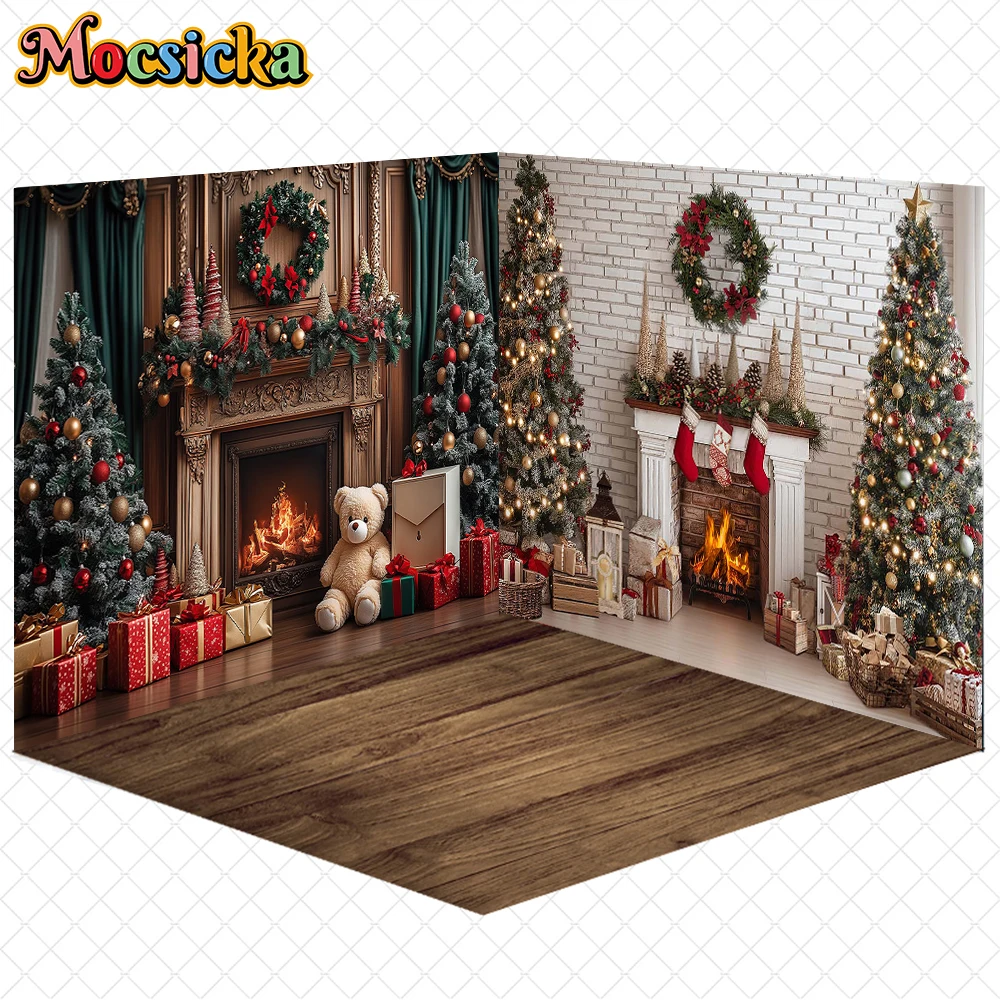 Mocsicka Christmas Fireplace Photography Background Home Xmas Tree Decoration Adult Children Photo Backdrop Holiday Party Banner
Mocsicka Christmas Fireplace Photography Background Home Xmas Tree Decoration Adult Children Photo Backdrop Holiday Party Banner
