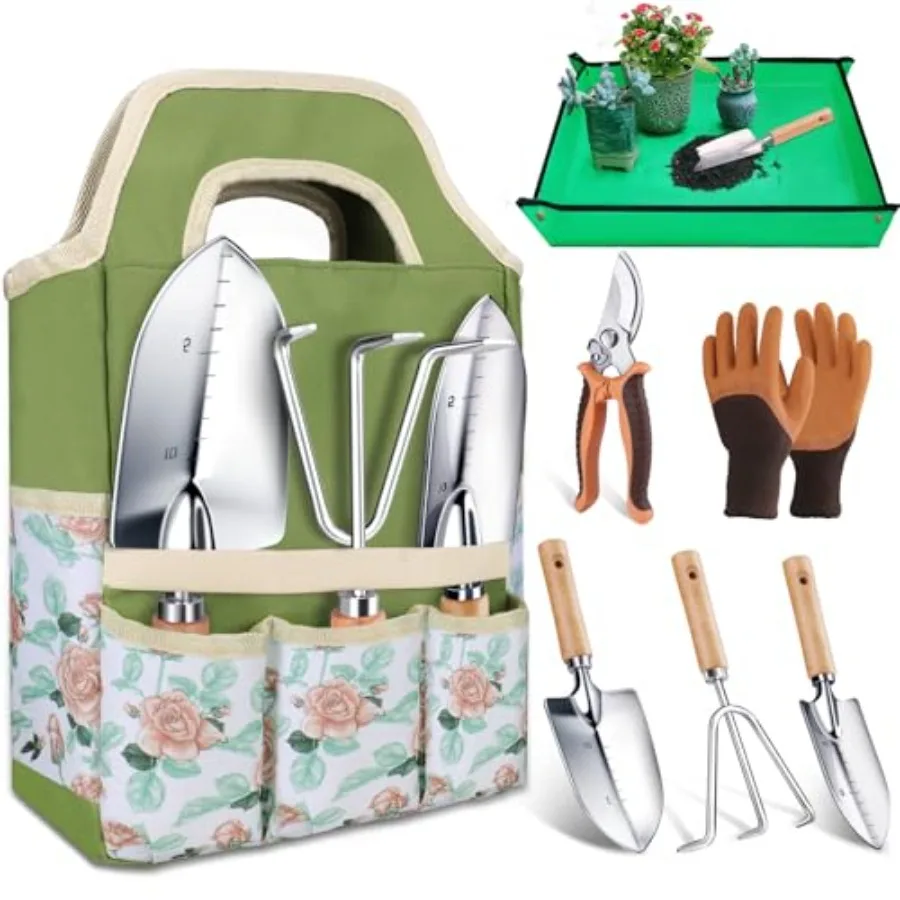 【Spot goods】Garden Tools 7 Piece Gardening Gift for Women Gardening Tool Kit Gardening Hand Tools Set Gardening Supplies Essent
【Spot goods】Garden Tools 7 Piece Gardening Gift for Women Gardening Tool Kit Gardening Hand Tools Set Gardening Supplies Essent