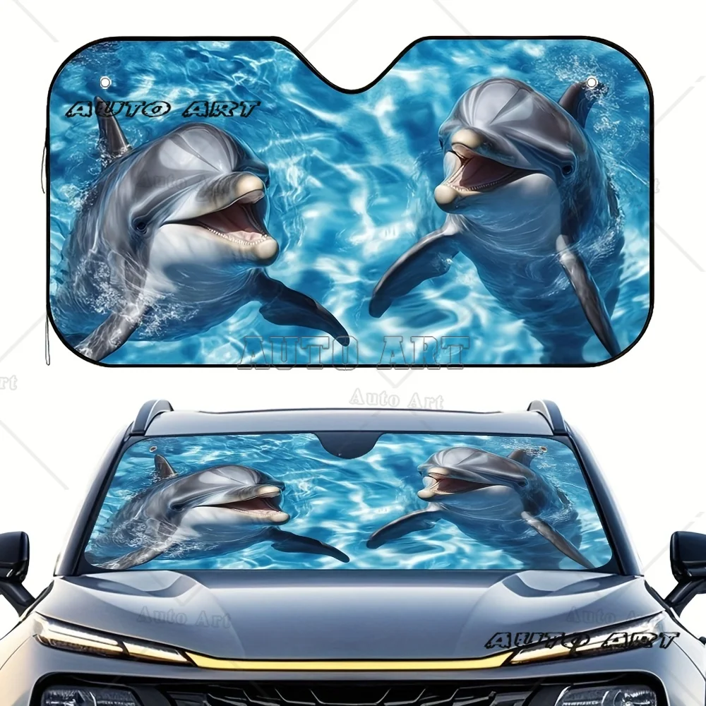 Dolphin Trio Car Sun Sun Shield Windshield Sunshade Car Front Window Visor Sunshade Accessories Covers
Dolphin Trio Car Sun Sun Shield Windshield Sunshade Car Front Window Visor Sunshade Accessories Covers