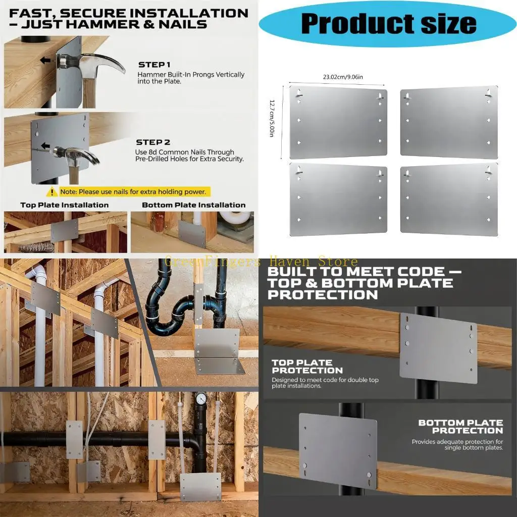 F68D Easy Installs Electrical Conduits Shielding Designs for Wooden Studs Construction
F68D Easy Installs Electrical Conduits Shielding Designs for Wooden Studs Construction